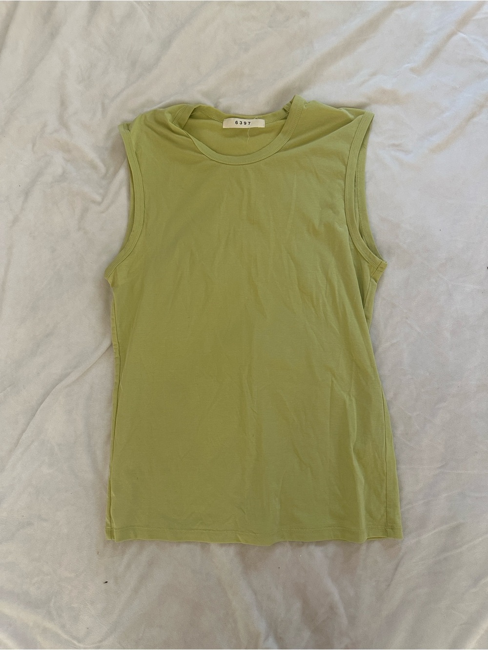 6397 Sleeveless slim Tank Top